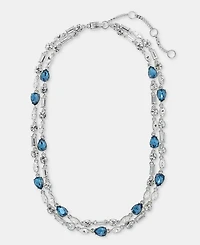 Givenchy Crystal Layered Collar Necklace, 16-1/4" + 3" extender