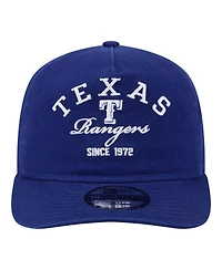 New Era Men's Royal Texas Rangers Stacked 19TWENTY Adjustable Hat