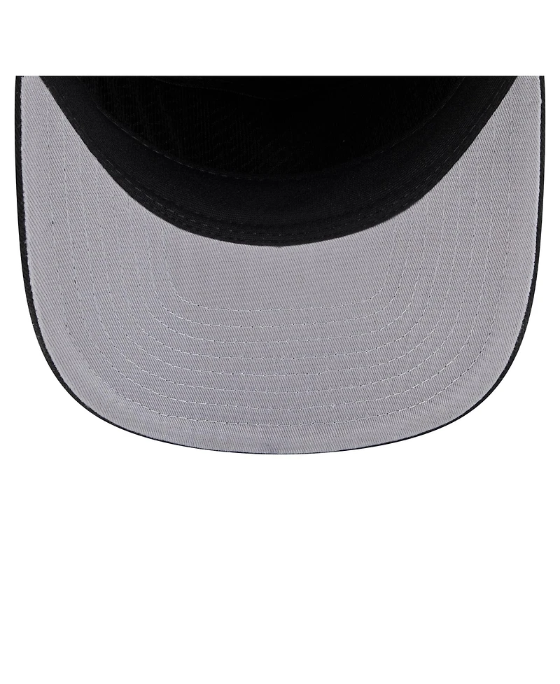 New Era Men's Black Chicago White Sox Stacked 19TWENTY Adjustable Hat