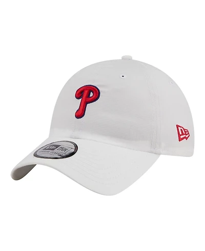 New Era Men's White Philadelphia Phillies Ripstop Casual Classic Adjustable Hat