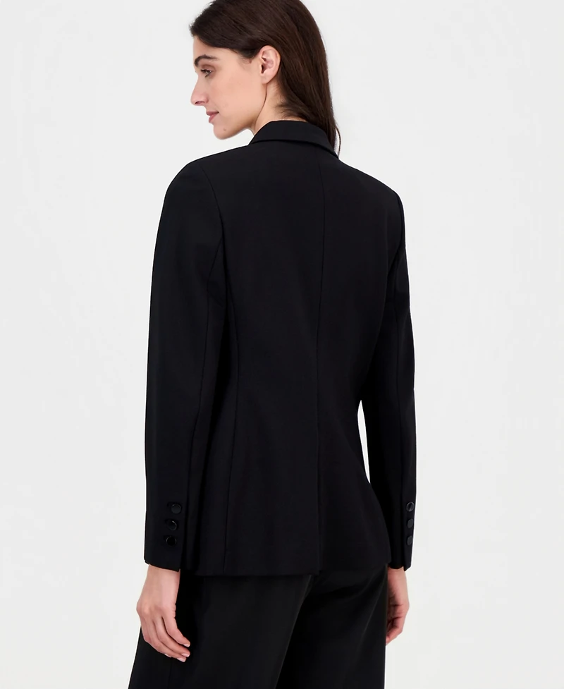 Anne Klein Women's Triple-Pocket One-Button Jacket