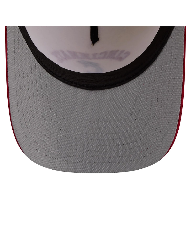 New Era Men's Cream/Red Cincinnati Bearcats Two-Tone Arched 9FIFTY Snapback Hat