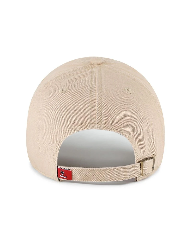 '47 Brand Men's Khaki Alabama Crimson Tide Vault Clean Up Adjustable Hat