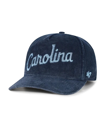 '47 Brand Men's Navy North Carolina Tar Heels Reclaim Snow Wash Corduroy Hitch Adjustable Hat