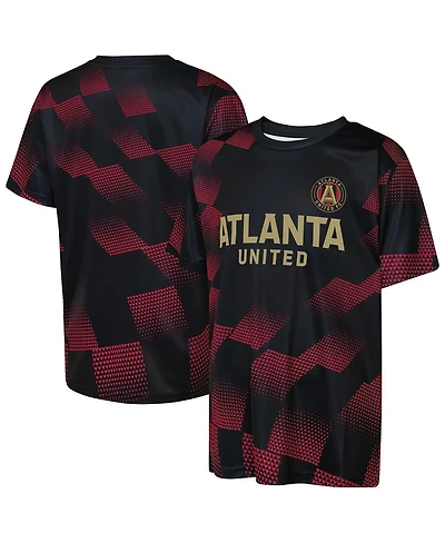 Outerstuff Big Boys and Girls Black Atlanta United Fc Sheer Thrill T-Shirt