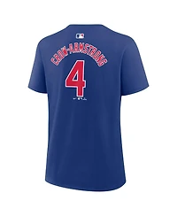 Nike Women's Pete Crow-Armstrong Royal Chicago Cubs Name and Number T-Shirt