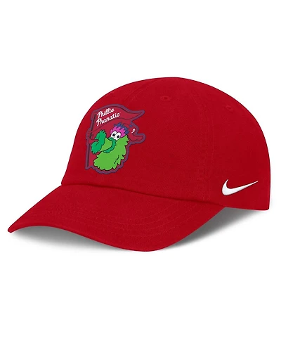 Nike Baby Boys and Girls Red Philadelphia Phillies Mascot Club Flex Hat