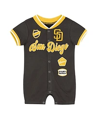 Outerstuff Baby Boys and Girls Brown San Diego Padres Pinch Coverall
