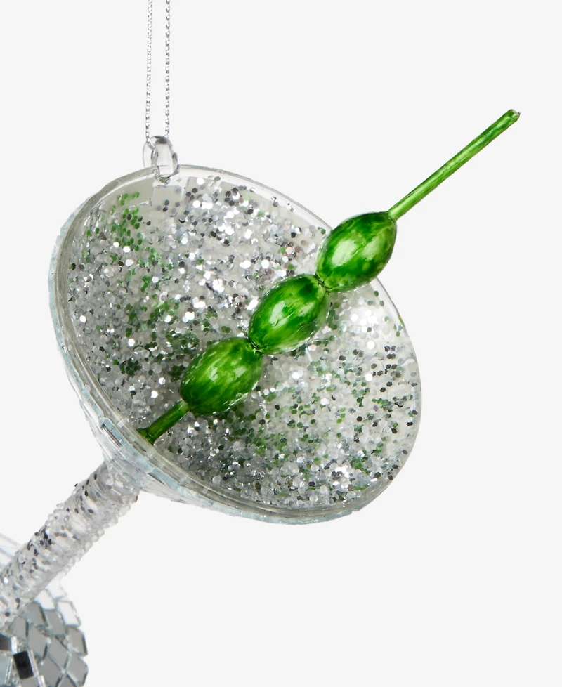 Holiday Lane Disco Brights Cocktail Glass Ornament, Macy's Exclusive