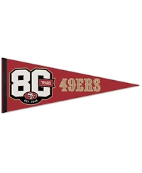 Wincraft San Francisco 49ers 80th Anniversary 12" x 30" Premium Pennant