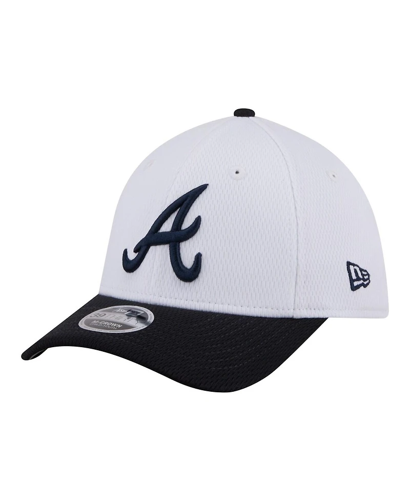 New Era Toddler White Atlanta Braves Baseball 39THIRTY M-Crown Adjustable Hat