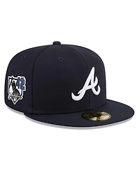 New Era Men's Navy Atlanta Braves 2026 Jackie Robinson Day 59FIFTY Fitted Hat