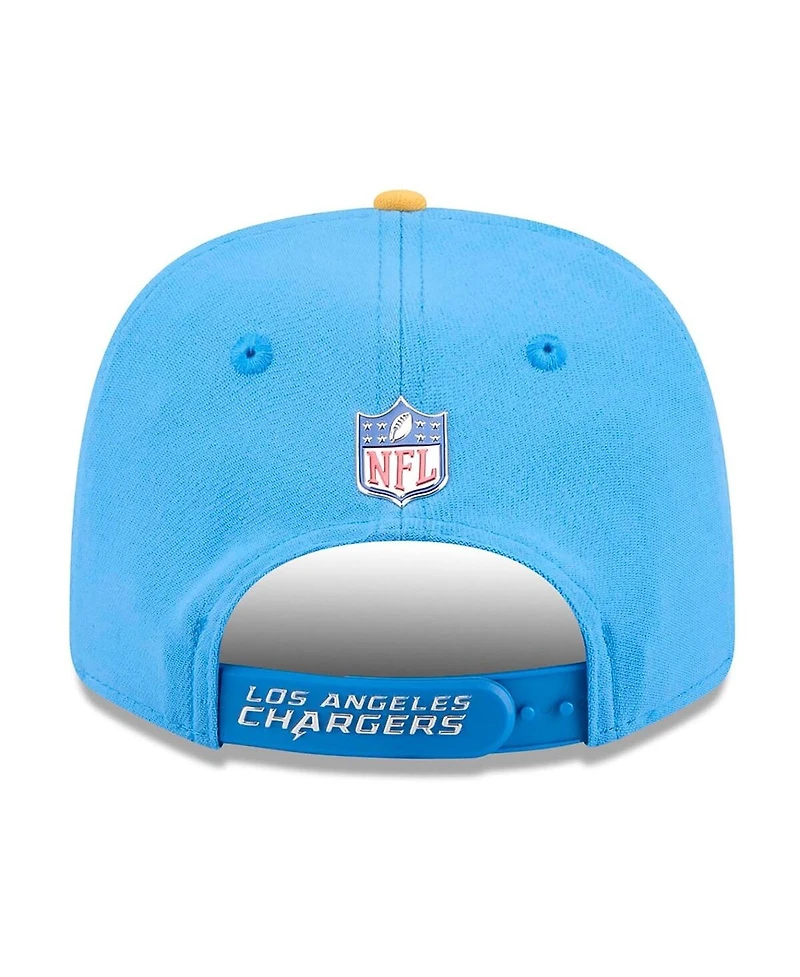 New Era Men's Powder Blue/Gold Los Angeles Chargers 2026 Nfl Draft 9SEVENTY Adjustable Hat