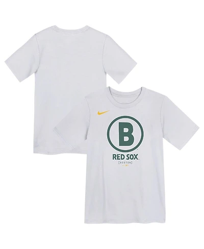 Nike Preschool White Boston Red Sox City Connect Logo T-Shirt
