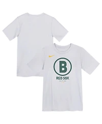 Nike Preschool White Boston Red Sox City Connect Logo T-Shirt