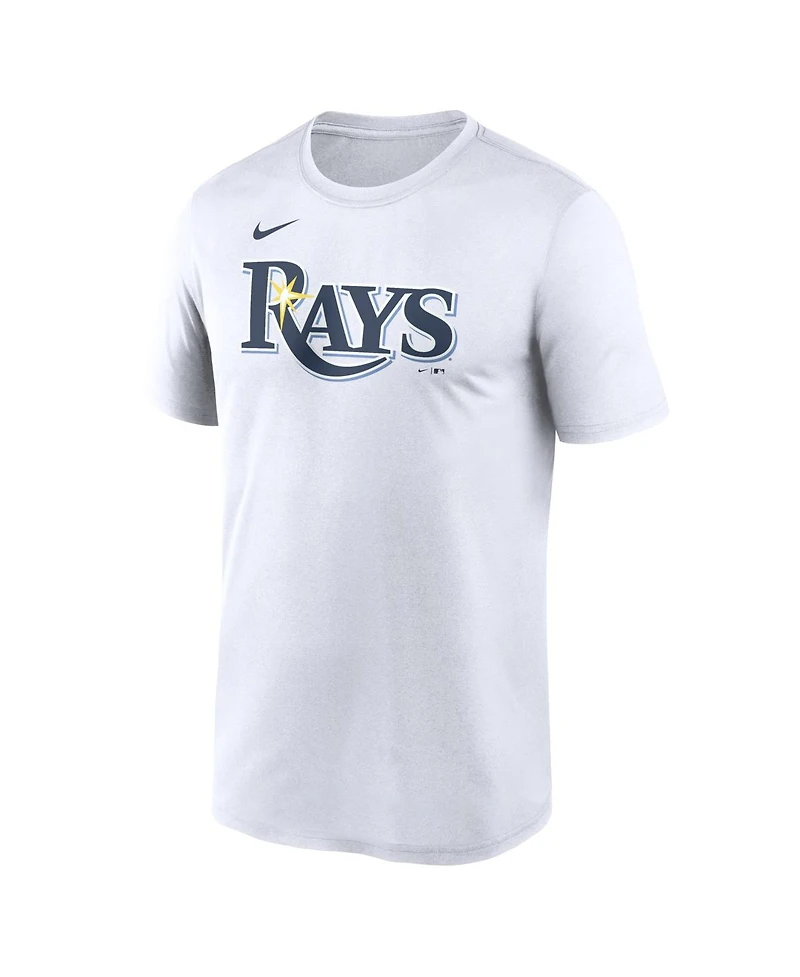 Nike Men's White Tampa Bay Rays New Legend Wordmark Dri-fit T-Shirt