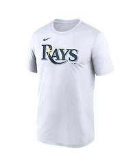 Nike Men's White Tampa Bay Rays New Legend Wordmark Dri-fit T-Shirt