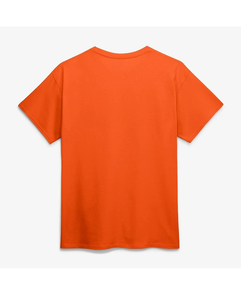 Logo Athletic Men's Orange New York Mets Wordmark T-Shirt