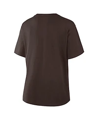 Fanatics Women's Brown San Diego Padres Lockup Legacy T-Shirt