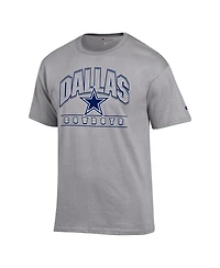 Champion Men's Heather Gray Dallas Cowboys Football T-Shirt