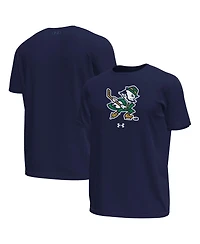 Under Armour Men's Navy Notre Dame Fighting Irish Hockey Leprechaun Tech Stretch T-Shirt