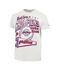 Champion Men's White Philadelphia Phillies Winning Tradition Cooperstown Tri-Blend T-Shirt