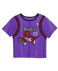 Mitchell & Ness Toddler 2-Piece Vince Carter Purple Toronto Raptors Play by Place T-Shirt and Shorts Set