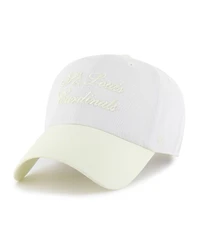 '47 Brand Women's White/Yellow St. Louis Cardinals Gelato Two-Tone Clean Up Adjustable Hat