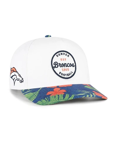 '47 Brand Men's White/Navy Denver Broncos Beach Side Hitch Adjustable Hat