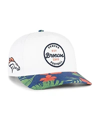 '47 Brand Men's White/Navy Denver Broncos Beach Side Hitch Adjustable Hat