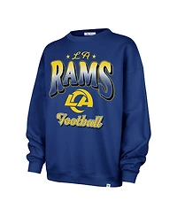'47 Brand Women's Royal Los Angeles Rams Vibe Check Oversized Sweatshirt