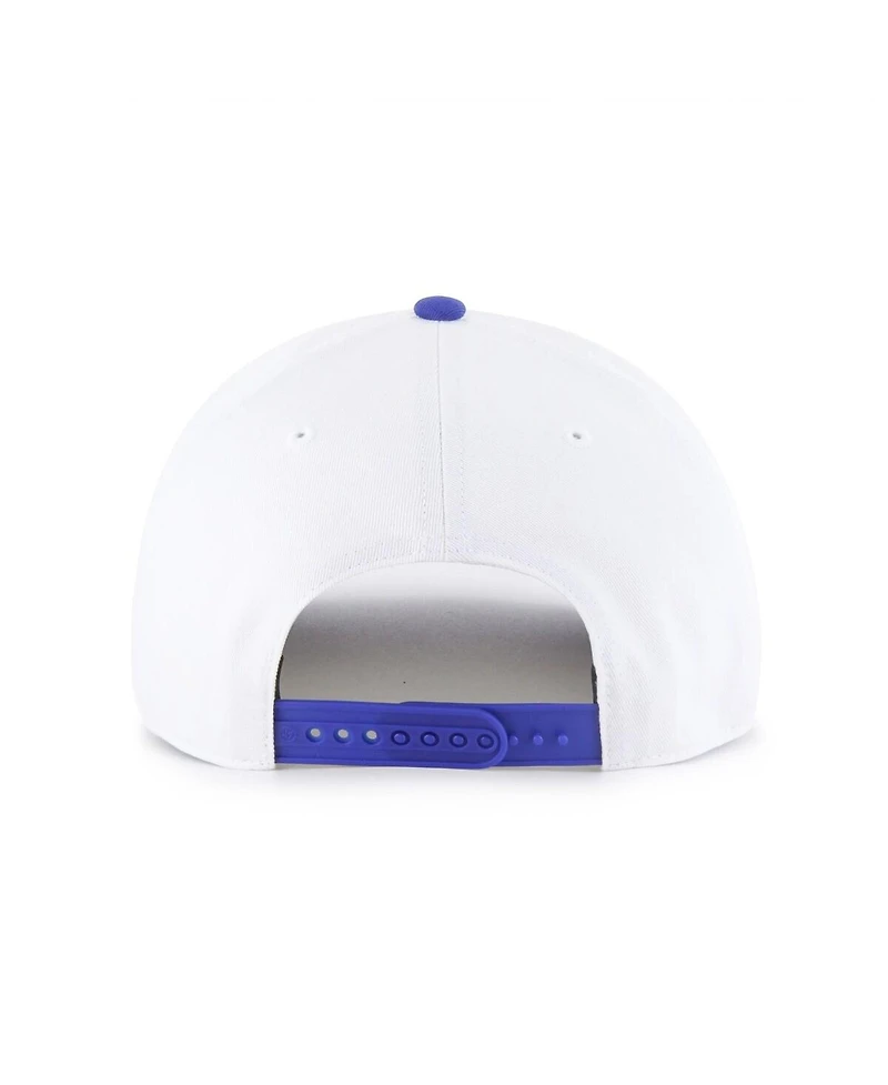 '47 Brand Men's White/Royal Los Angeles Rams Relaxed Hitch Adjustable Hat