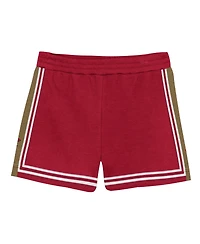 Mitchell & Ness Toddler 2-Piece LeBron James Burgundy Cleveland Cavaliers Play by Place T-Shirt and Shorts Set