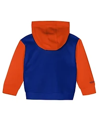 Mitchell & Ness Toddler 2-Piece Royal/Orange New York Knicks Big Face Oversized Pullover Hoodie and Pants Set