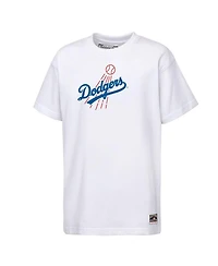 Mitchell & Ness Big Boys and Girls White Los Angeles Dodgers Cooperstown Concession T-Shirt