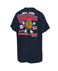 Mitchell & Ness Big Boys and Girls Navy New York Yankees Cooperstown Concession T-Shirt