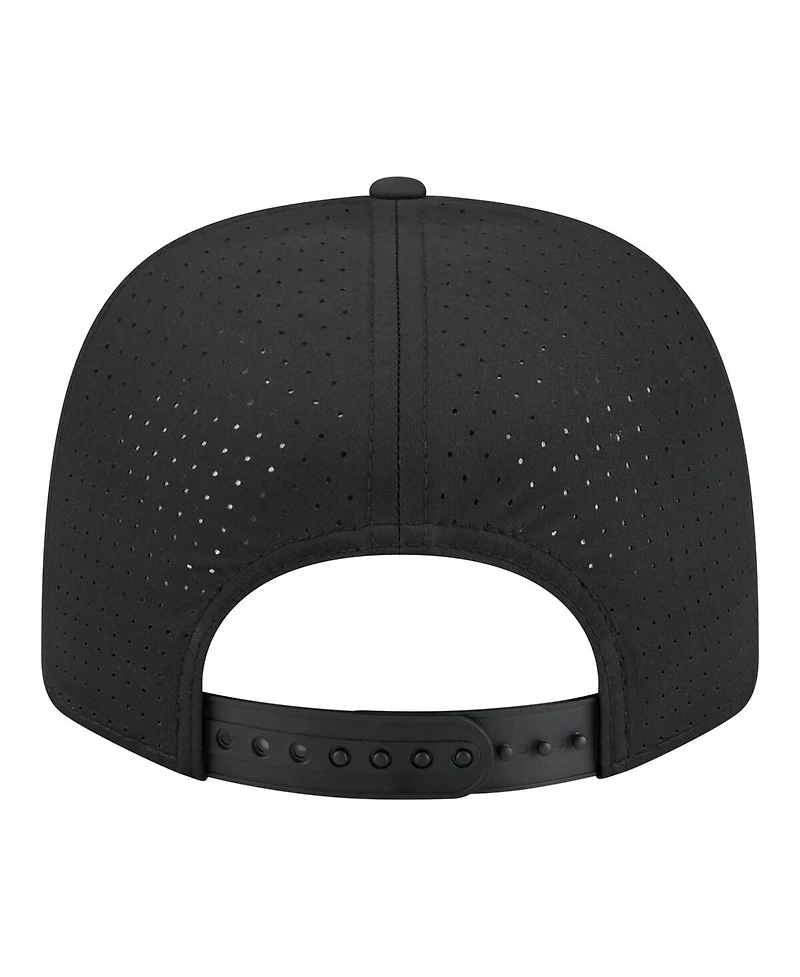 New Era Men's Black Washington Nationals Circle 9SEVENTY Adjustable Hat