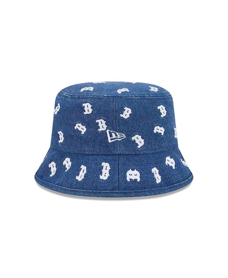 New Era Women's Boston Red Sox Denim Micro Bucket Hat