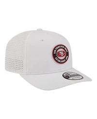 New Era Men's White San Francisco 49ers Coolera 9SEVENTY Adjustable Hat