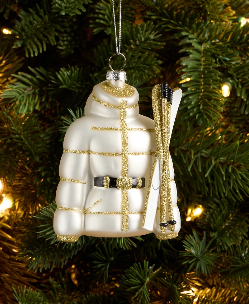 Holiday Lane Eclectic Charms Ski Suit Ornament, Macy's Exclusive