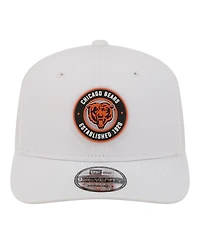 New Era Men's White Chicago Bears Coolera 9SEVENTY Adjustable Hat
