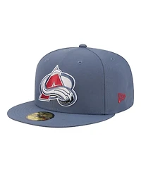 New Era Men's Gray Colorado Avalanche Zamboni 59FIFTY Fitted Hat