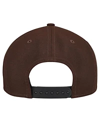 New Era Men's Dark Brown Dallas Cowboys Burnt Wood A-Frame 9FORTY Adjustable Hat