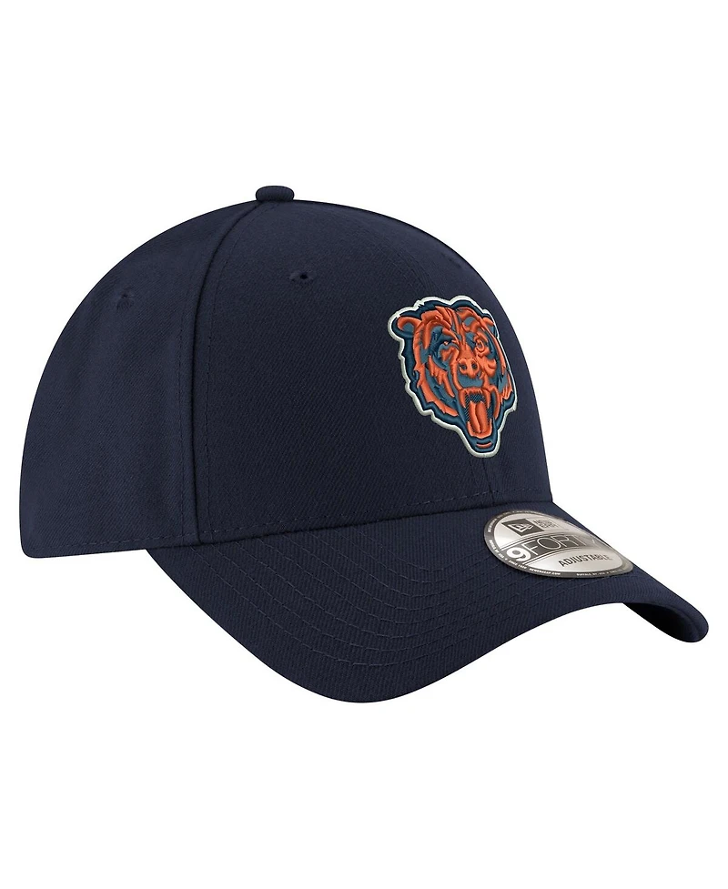 New Era Big Boys and Girls Navy Chicago Bears 9FORTY Adjustable Hat