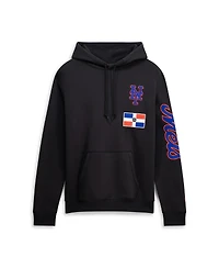 New Era Men's Black York Mets Dominican Republic Country Flag Hoodie