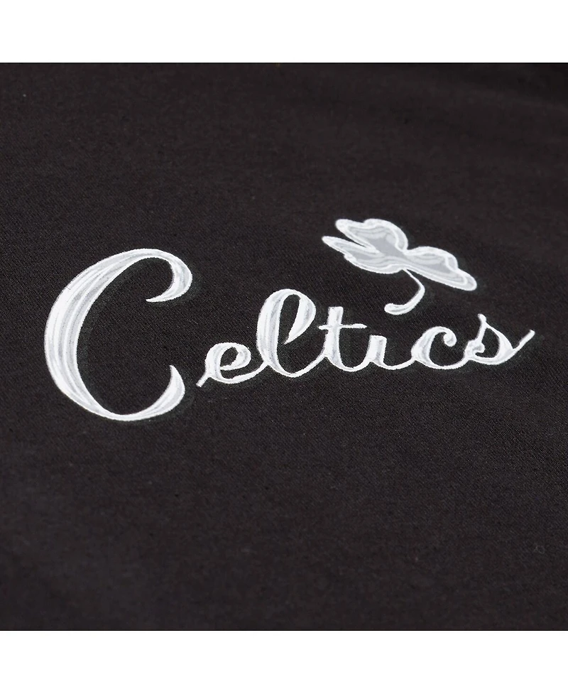Mitchell & Ness Men's Black Boston Celtics Chrome Heritage T-Shirt