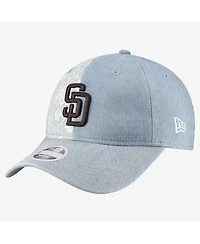 New Era Women's San Diego Padres Denim Patchwork 9TWENTY Adjustable Hat