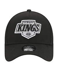 New Era Big Boys and Girls Black Los Angeles Kings 9FORTY A-Frame Adjustable Hat