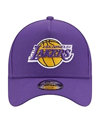 New Era Big Boys and Girls Purple Los Angeles Lakers 9FORTY A-Frame Adjustable Hat
