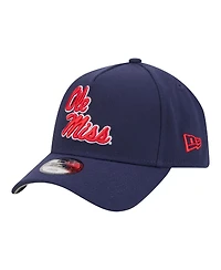 New Era Big Boys and Girls Navy Ole Miss Rebels 9FORTY A-Frame Adjustable Hat